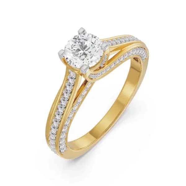 Bold Solitaire Ring