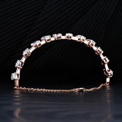 Multistone diamond bracelet with bold sparkle